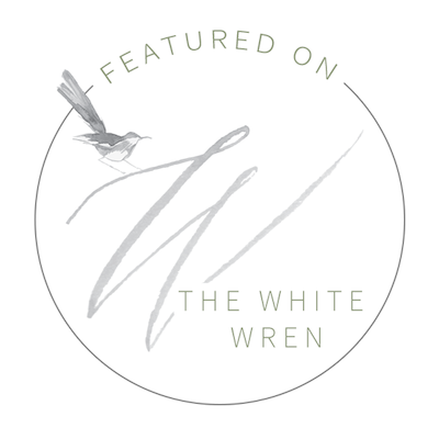 White Wren Feature Badge Wedding Publication