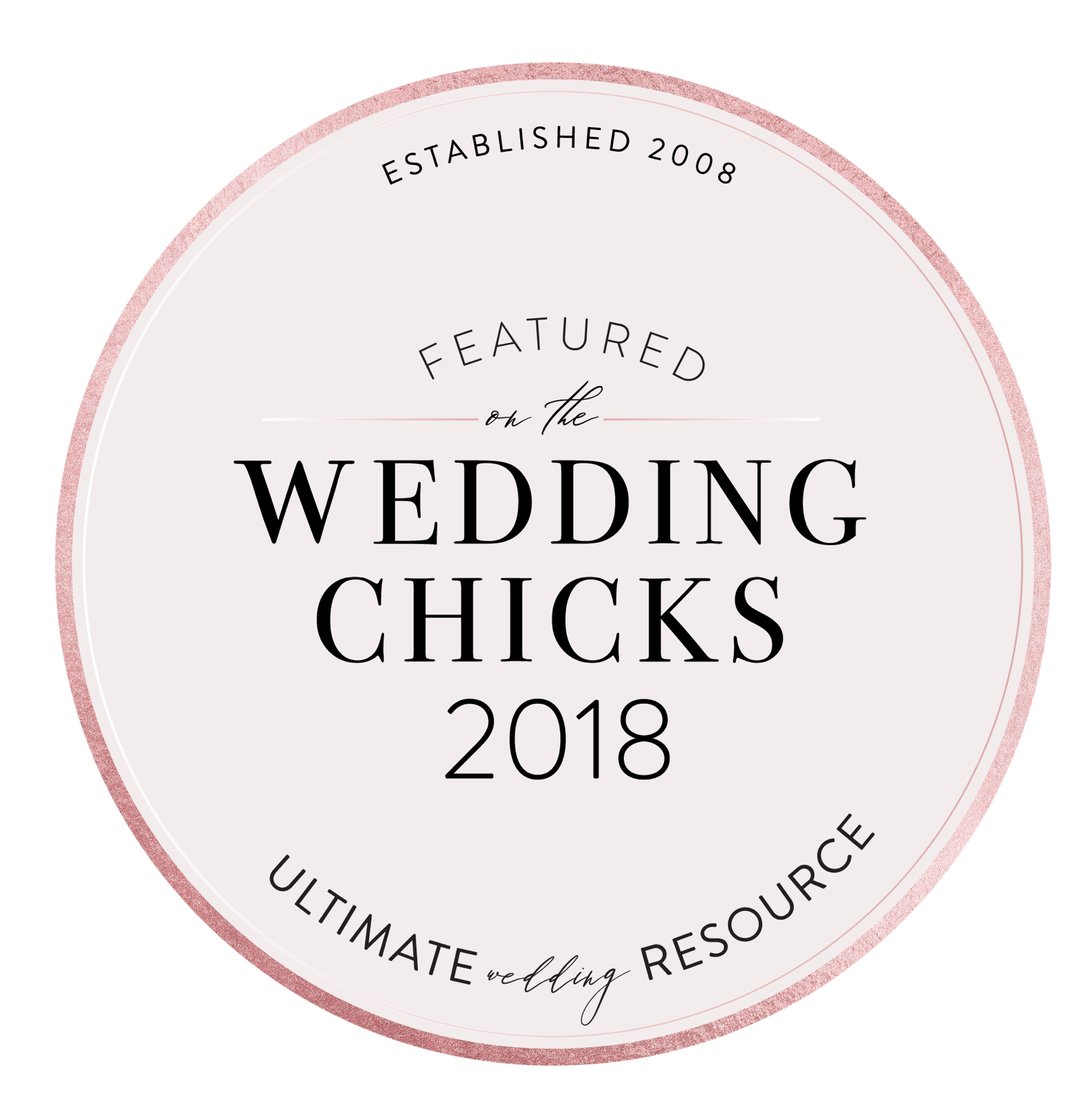 The Wedding Chicks Feature Badge Publication